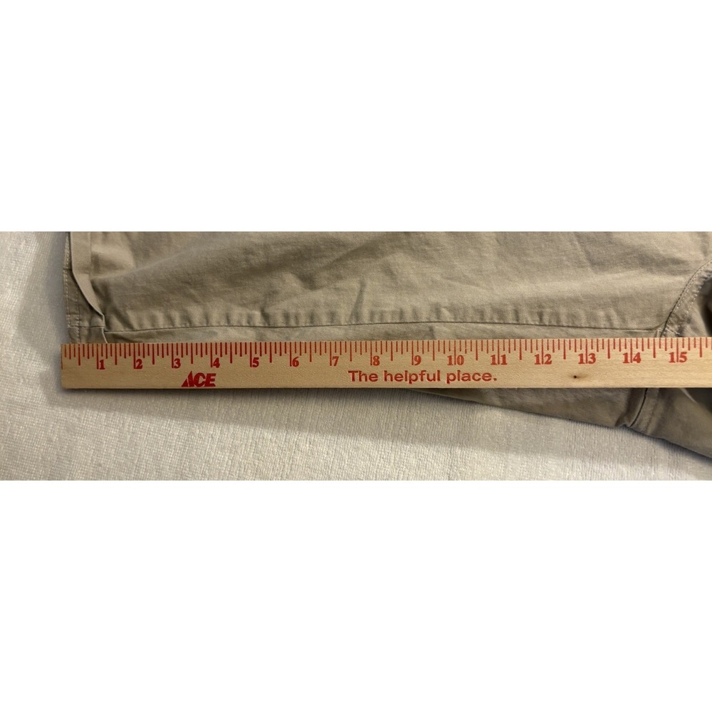 Avenue Stretch Plus Size‎ 20 Khaki Chino Bermuda Pockets - Picture 5 of 8